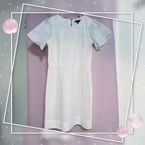 J Crew white dress